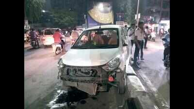 Drunk driver injures four in Katargam | Surat News - Times of India