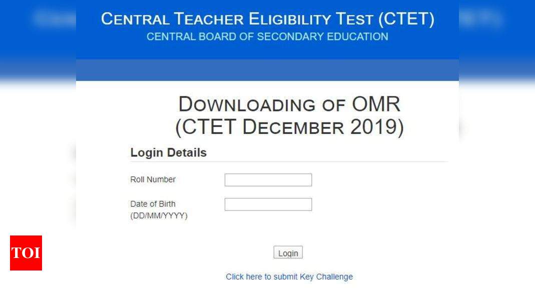 CTET 2019 Answer Key For December Exam Released; Download Here ...