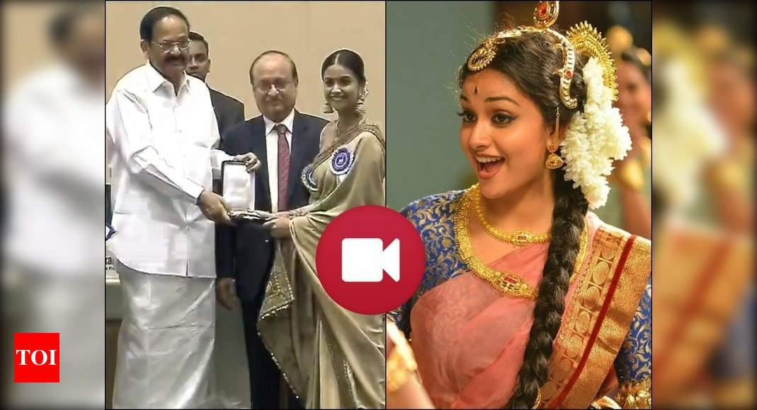 66th National Film Awards: Keerthy Suresh Receives The Best Actress ...