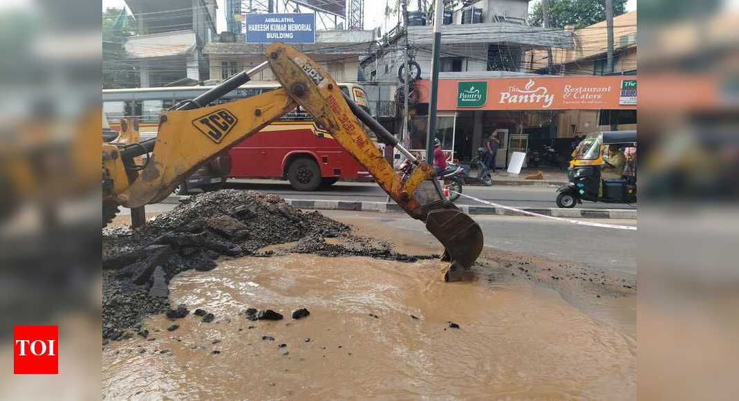 Pipe burst Water supply to be disrupted in Thiruvananthapuram