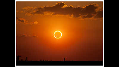 The annular solar eclipse can be seen in south India after 75 years