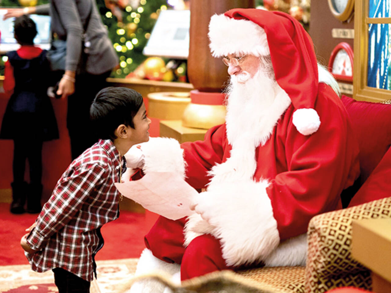 How old do kids figure out Santa?