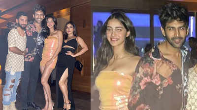 Kartik Aaryan and Ananya Panday just can't stay away from each other, these pics are proof!