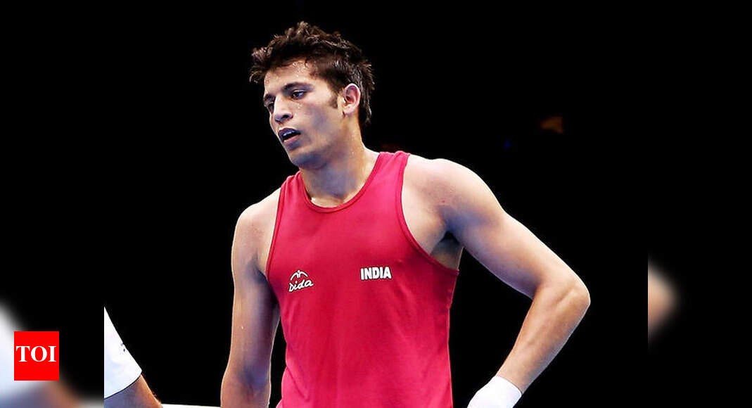 Boxer Sumit banned for a year, Tokyo dreams over