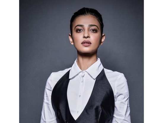 Radhika Apte gives her white shirt an elegant fashion upgrade