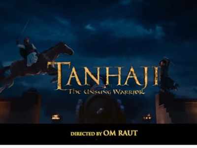 Tanhaji-The Unsung Warrior: Ajay Devgn and Saif Ali Khan prepare for an  epic war in a new dialogue promo | Hindi Movie News - Times of India
