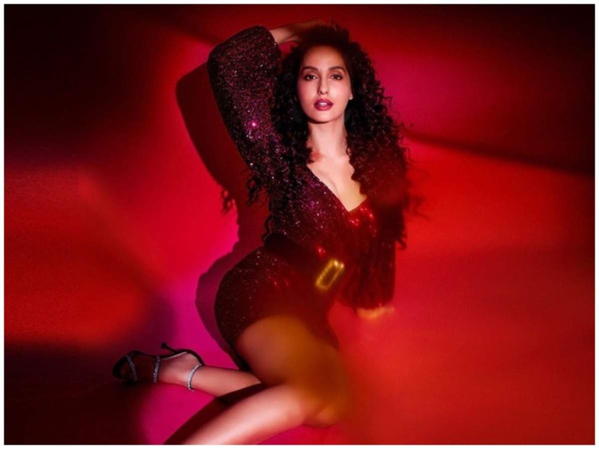 This is the reason Nora Fatehi calls herself 'red velvet cake' | Hindi  Movie News - Times of India