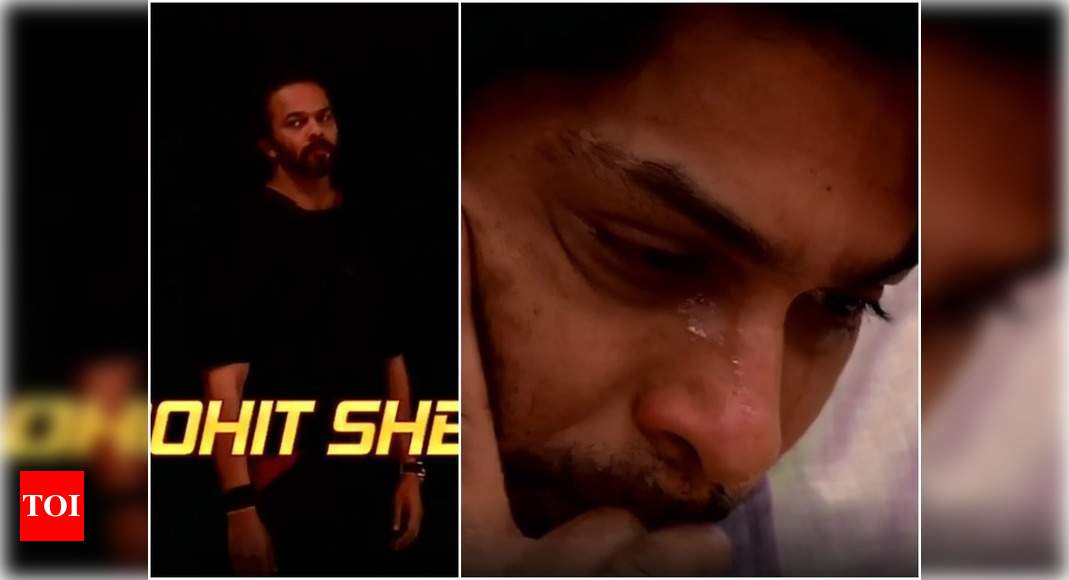 Bigg Boss 13 Sidharth Shukla Bursts Into Tears As Rohit Shetty Tries