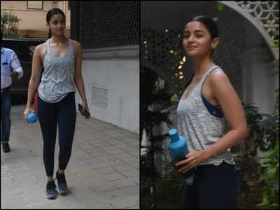 Alia Bhatt keeps it casual as she heads to the gym – see pictures