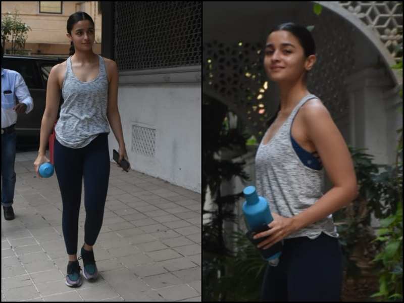 Alia Bhatt Keeps It Casual As She Heads To The Gym – See Pictures ...