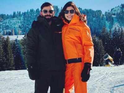 Anushka Sharma and Virat Kohli vacationing in Switzerland, shares pictures amid snowy mountains