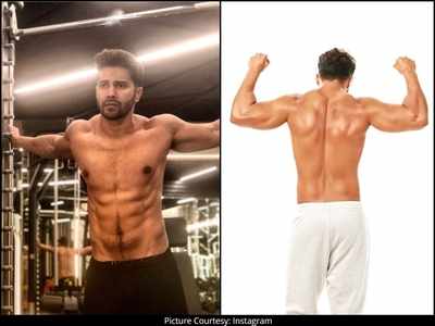 #MondayMotivation: THESE 7 shirtless pictures of Varun Dhawan flaunting his chiselled body doles out major fitness goals