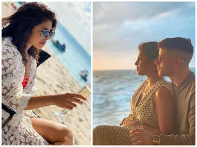 Priyanka Chopra and Nick Jonas' post-card worthy pictures from their beach getaway are unmissable!