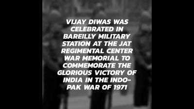 Vijay Diwas celebrations at Bareilly's JAT Regimental Center