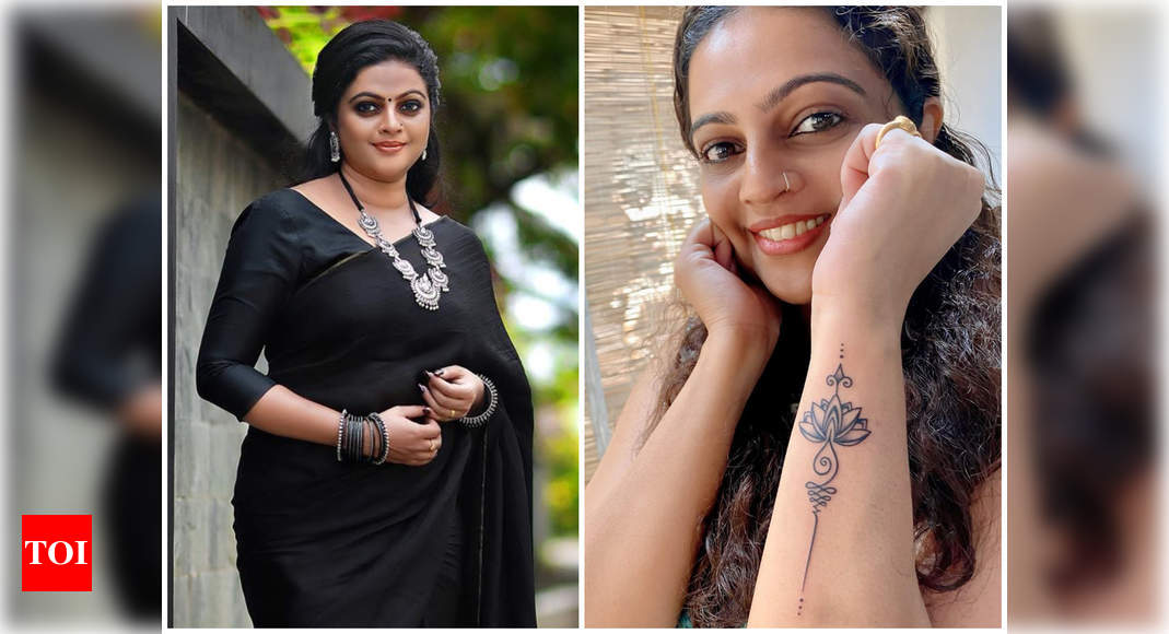 Ink Tales of Malayalam TV beauties: Take a look at their intriguing tattoos  | The Times of India