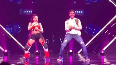 Nora Fatehi dances with Prabhudheva on iconic 'Muqabla' and latest 'Garmi' songs, says she was 'nervous'