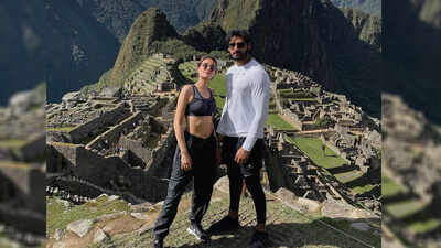Suniel Shetty's son Ahan Shetty is giving major vacation goals with girlfriend Tania Shroff in Machu Picchu