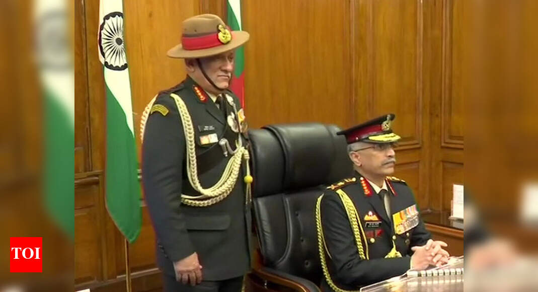 Mukund Naravane takes charge as Army chief