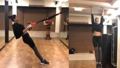 Sushmita Sen 'holds on' to her workout regime as she bids farewell to 2019, beau Rohman Shawl says 'hold on to me'