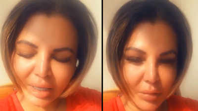 Rakhi Sawant cries inconsolably, here's why