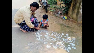 Bengal finds new protest tool in Kolam