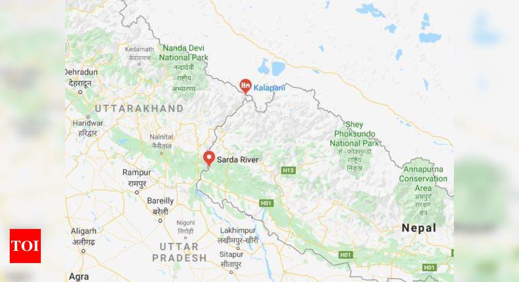 Nepal Map With Kalapani Nepal Sc Asks Govt To Furnish Country's Historical Map Relating To Kalapani  Border Issue - Times Of India