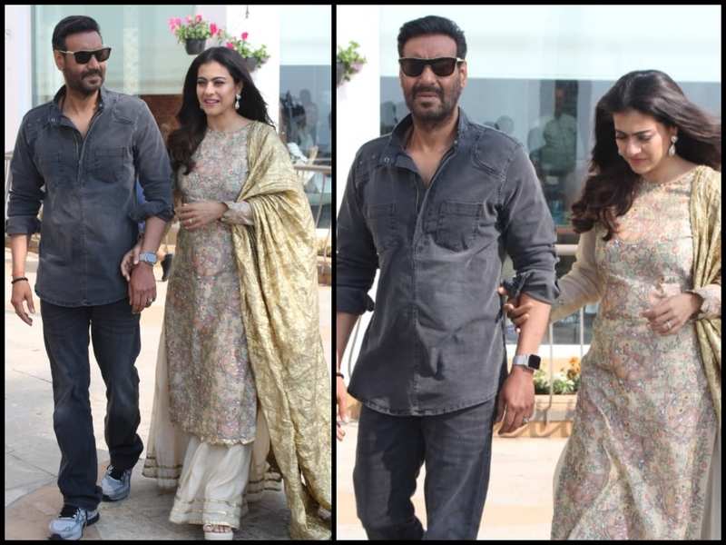 Pictures Ajay Devgn And Kajol Get Clicked As They Promote Tanhaji The Unsung Warrior In Style Hindi Movie News Times Of India Ajay devgan said aspiring actors should be passionate about the craft and not chase stardom. pictures ajay devgn and kajol get