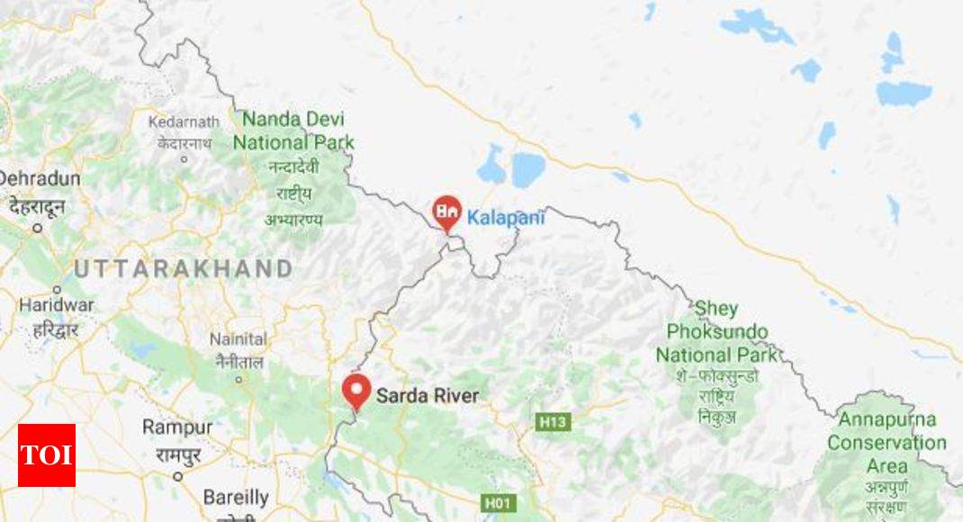 Up Nepal Border Map The Kalapani Dispute: All You Need To Know | India News - Times Of India