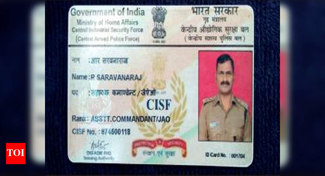 Cisf Id Card