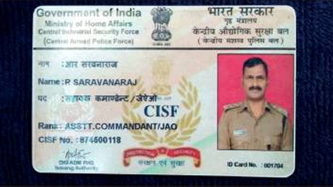 Cisf Id Card