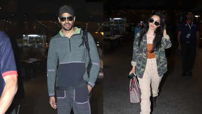 Kiara Advani and rumoured beau Sidharth Malhotra return home post their New Year celebrations