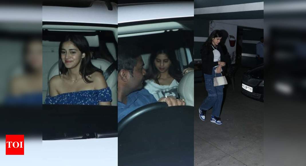 Photos: Ananya Panday And Suhana Khan Step Out Together To Meet Their ...