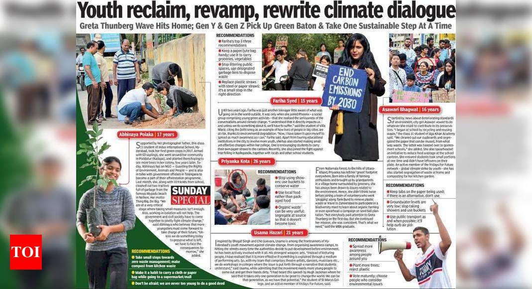 Youth Recaim Revamp Rewrite Climate Dialogue Hyderabad News Times Of India