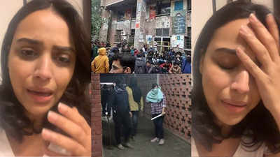JNU rampage: Swara Bhasker breaks down as she sends SOS appeal to Delhiites, later informs her family is safe