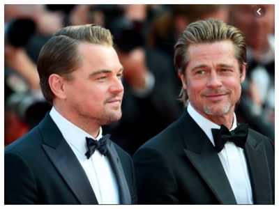 Brad Pitt thanks co-star Leonardo DiCaprio in Globes speech, jokes about 'Titanic' scene