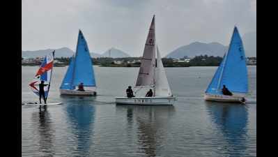 When the sails unfurled at Kurichi lake