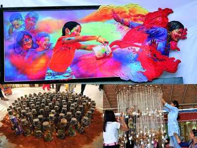 Innovative art works, installations and funky ideas marked this year’s Chitra Santhe in Bengaluru
