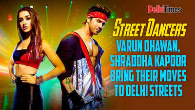 Street Dancers Varun Dhawan, Shraddha Kapoor bring their moves to Delhi streets