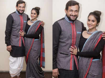 Marathi actor Prasad Oak flaunts his ethnic side with wife Manjiri Oak; see picture