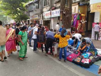 Illegal hawkers menace