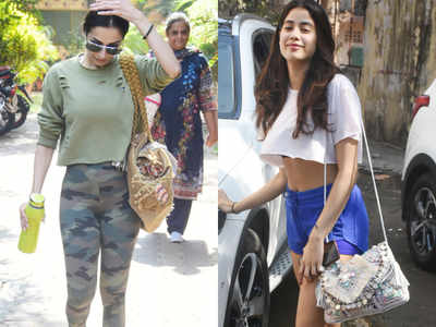 Malaika Arora flaunts it, Janhvi Kapoor carries it: This pom pom bag is Bollywood's new hot favourite