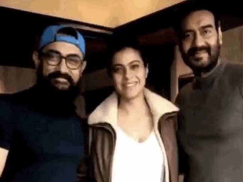 Ajay Devgn tags Aamir Khan as their 'Lucky charm', watches Tanhaji-The Unsung Warrior with him and Kajol