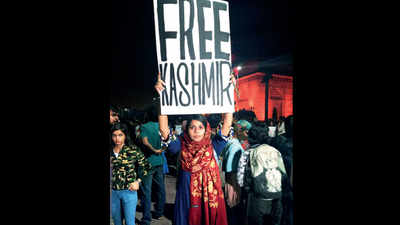 ‘Free Kashmir’ poster: Maharashtra home minister to review FIR