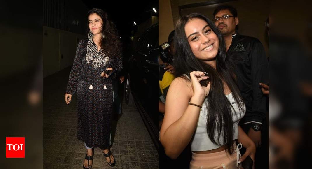 Photos Kajol And Daughter Nysa Are All Smiles As They Attend The