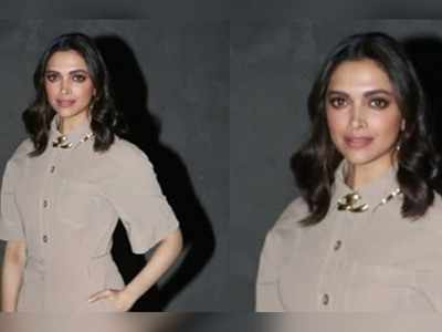 Photos: Deepika Padukone looks beautiful in a brown jumpsuit as she promotes 'Chhapaak' on Salman Khan' show