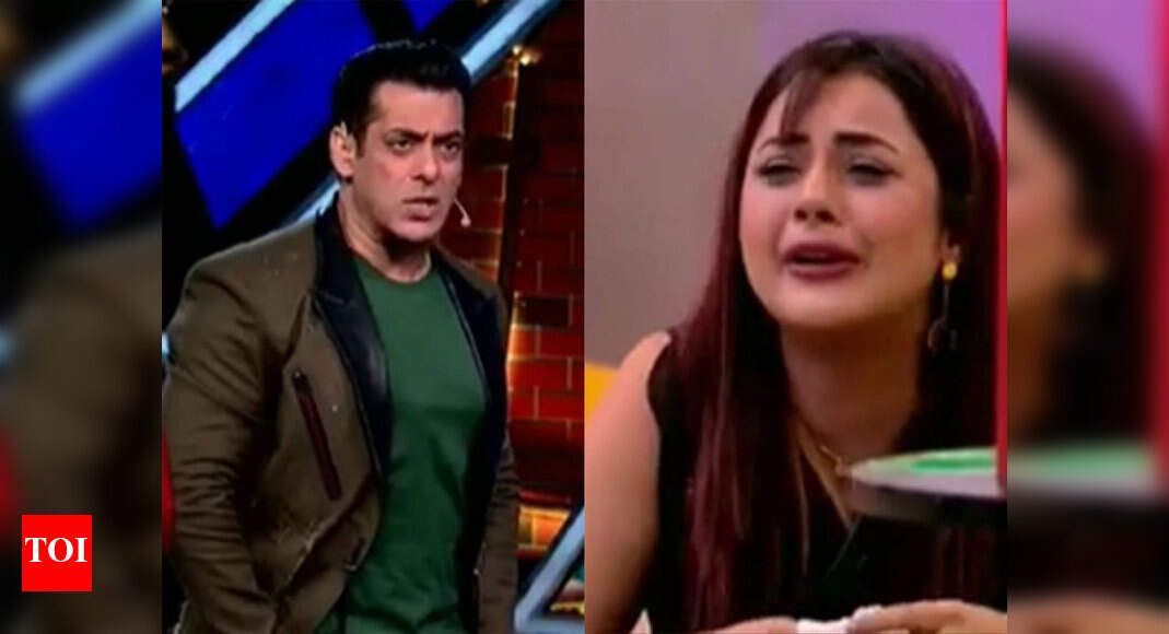 Bigg Boss 13 A Furious Salman Khan Calls Shehnaz Gill Jealous And Asks To Leave The House Times Of India