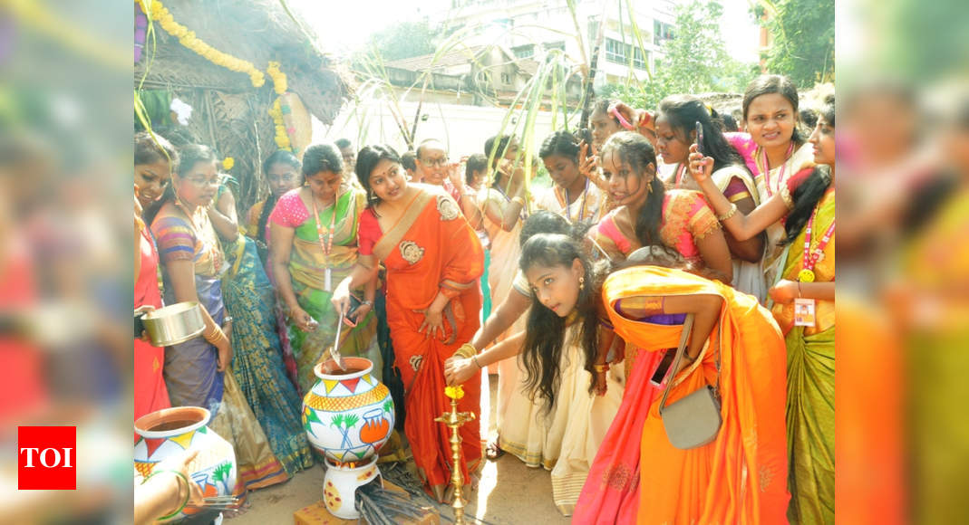 Pongal celebrations organised at Sri Kanyaka Parameswari College ...