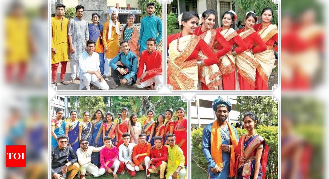 Byk College Celebrates Traditional Day Events Movie News Times Of India