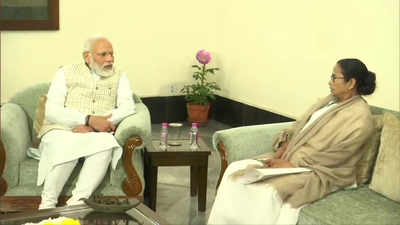 West Bengal CM Mamata Banerjee meets PM Narendra Modi, raises CAA issue