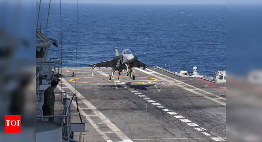 Naval version of Tejas lands on aircraft carrier in major milestone